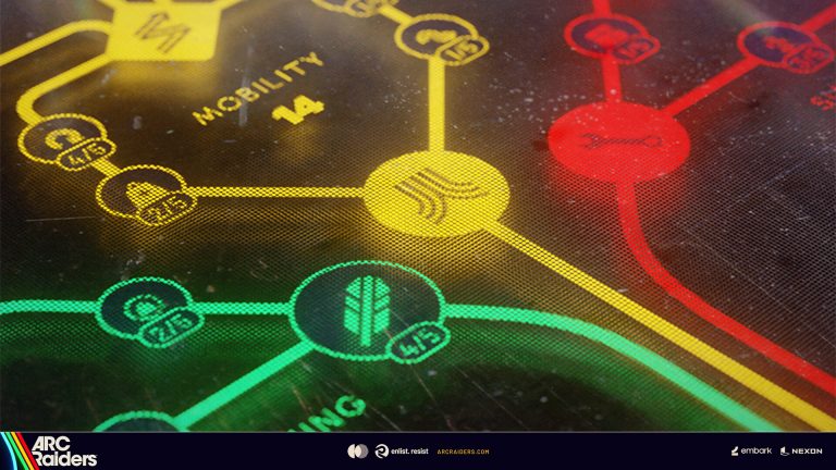 The reworked skill tree in ARC Raiders Frozen Trail
