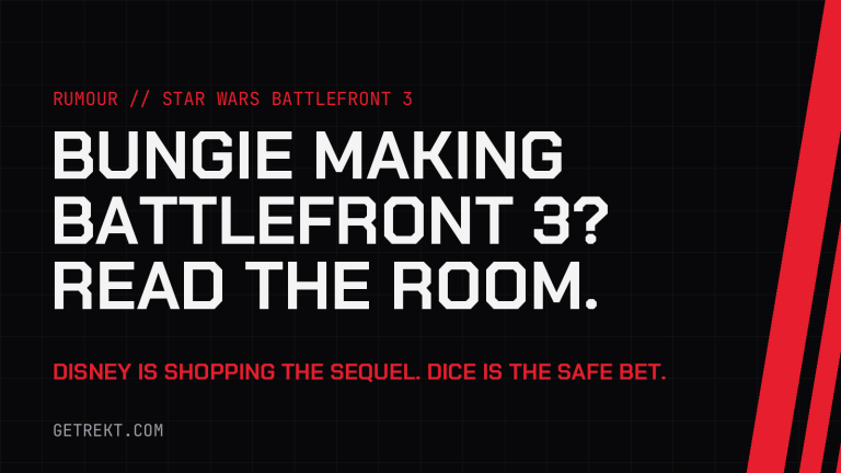 Disney Is Reportedly Shopping Star Wars Battlefront 3, and Bungie’s Circling. Is That a Good Idea?