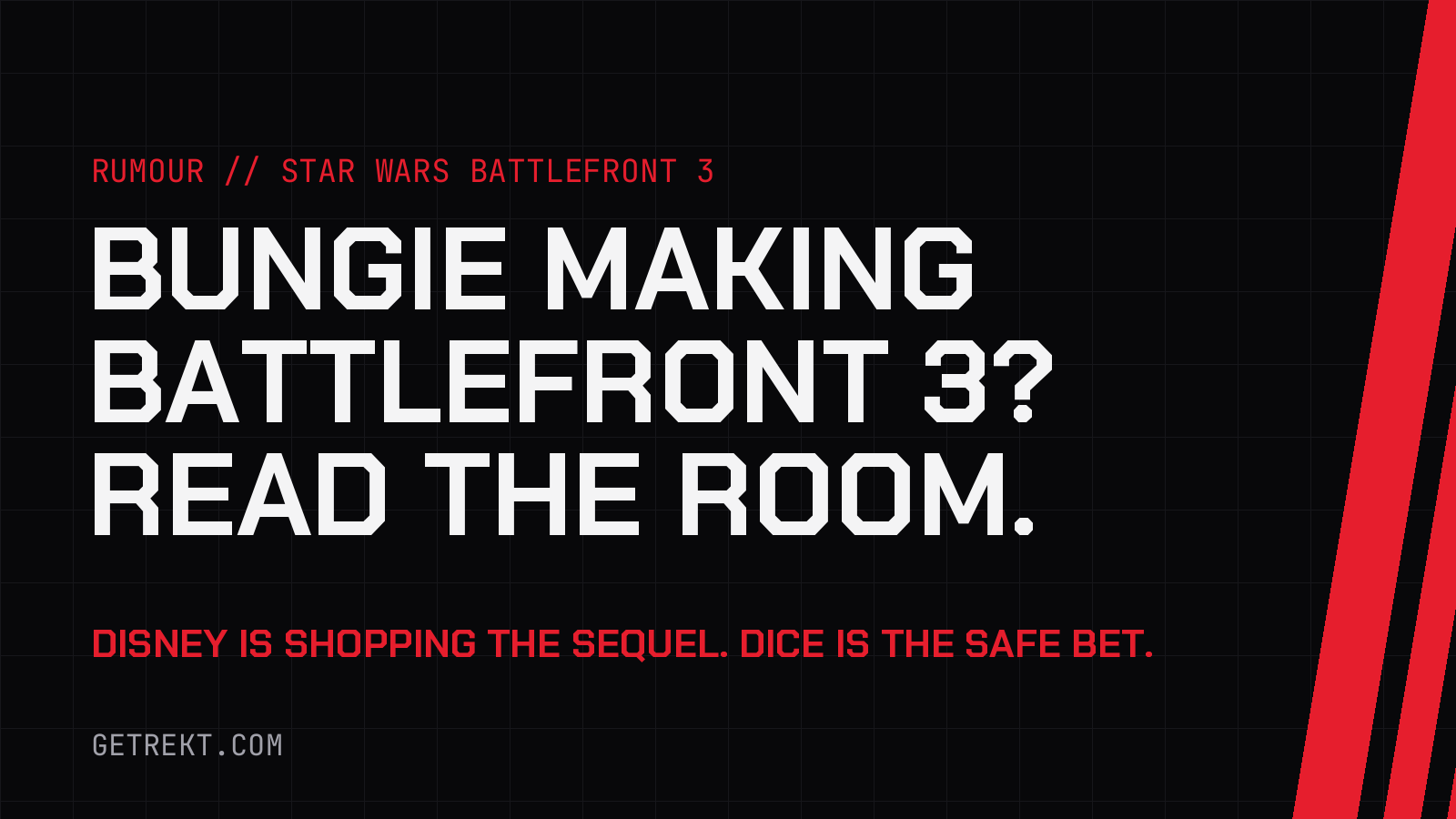 Disney Is Reportedly Shopping Star Wars Battlefront 3, and Bungie’s Circling. Is That a Good Idea?