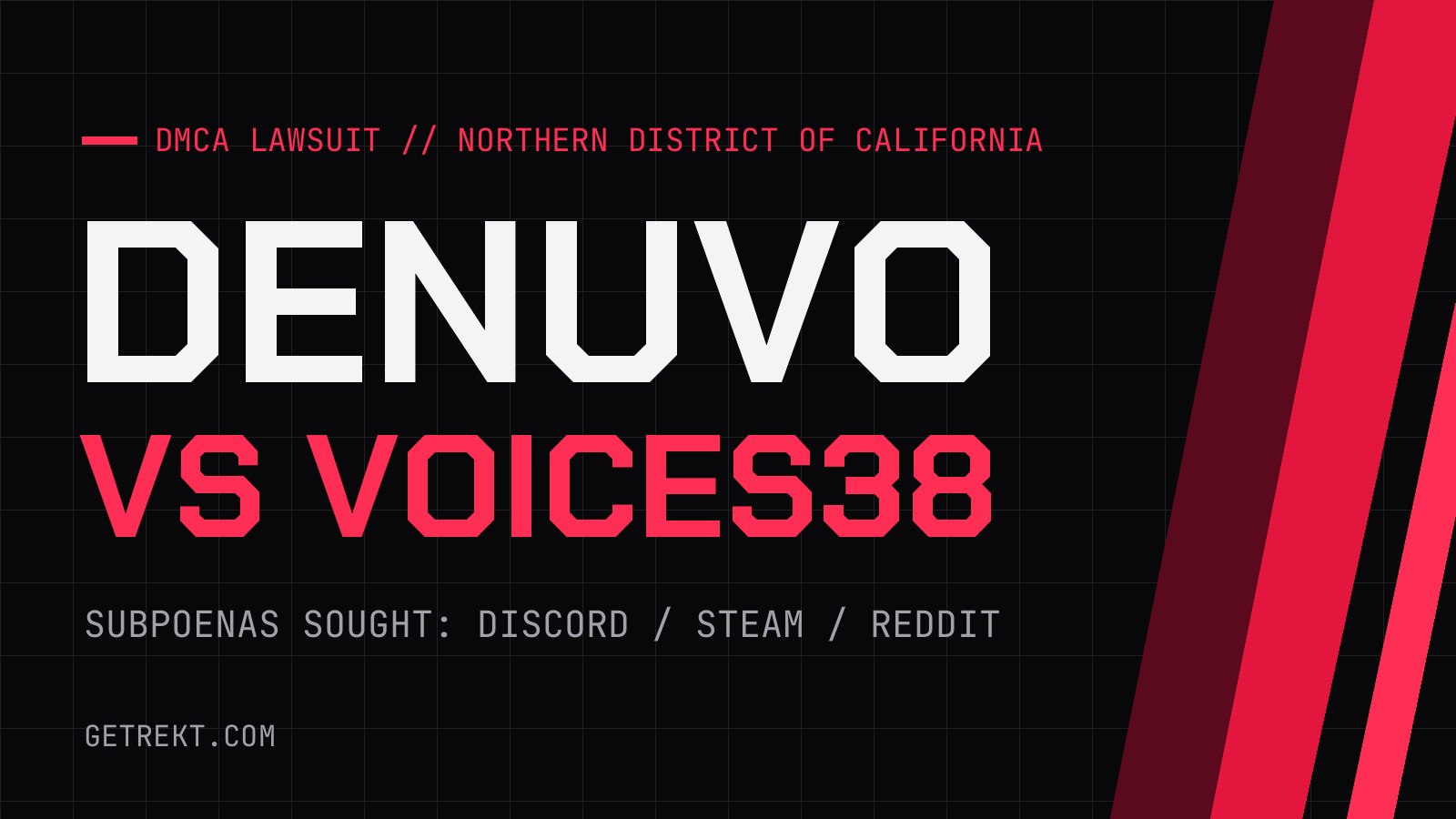Denuvo Wants Discord, Steam and Reddit to Unmask Cracker voices38. Will Discord Hand Over the Data?