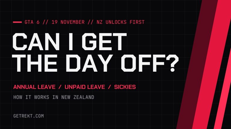 Can You Get the Day Off for GTA 6? Australia’s Workplace Watchdog Weighs In. Here’s How It Works in NZ