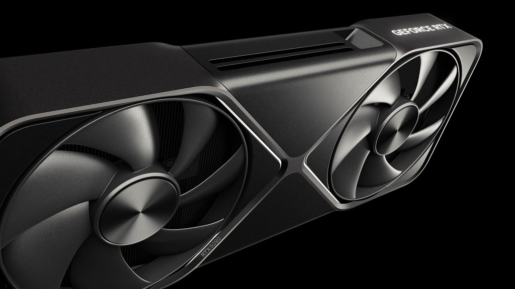 The RTX 5090 Founders Edition double flow-through cooler