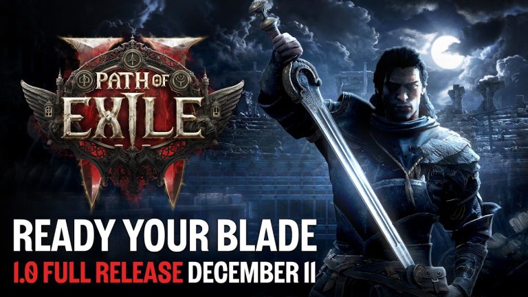 Path of Exile 2 1.0 full release key art: Ready your blade, December 11