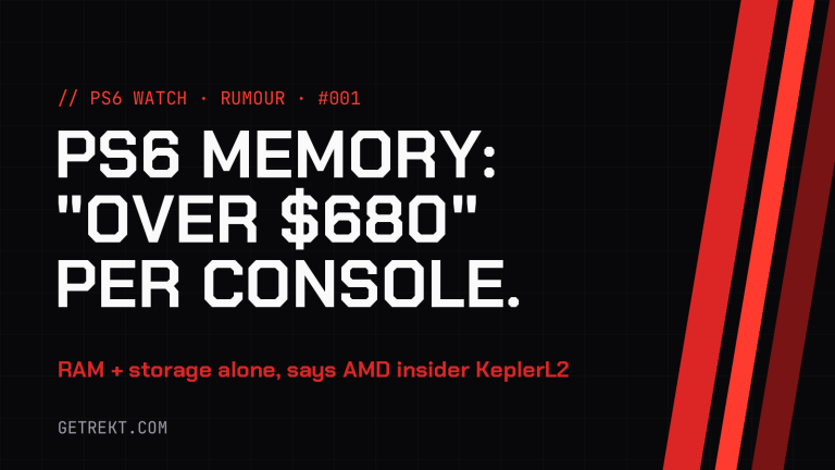 PS6 Watch: The PlayStation 6’s Memory Alone Reportedly Costs Sony “Over $680” Per Console