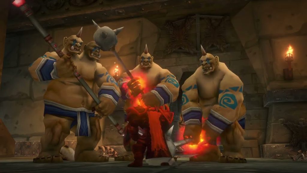 Ogres in a WoW: Forever dungeon