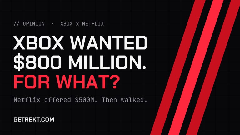 Xbox Asked Netflix for $800 Million. Netflix Was Right to Walk Away