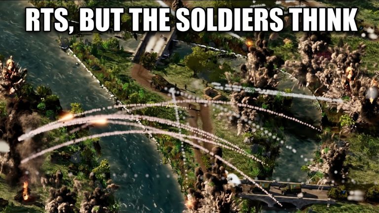 Defilade is the RTS where your soldiers actually use cover